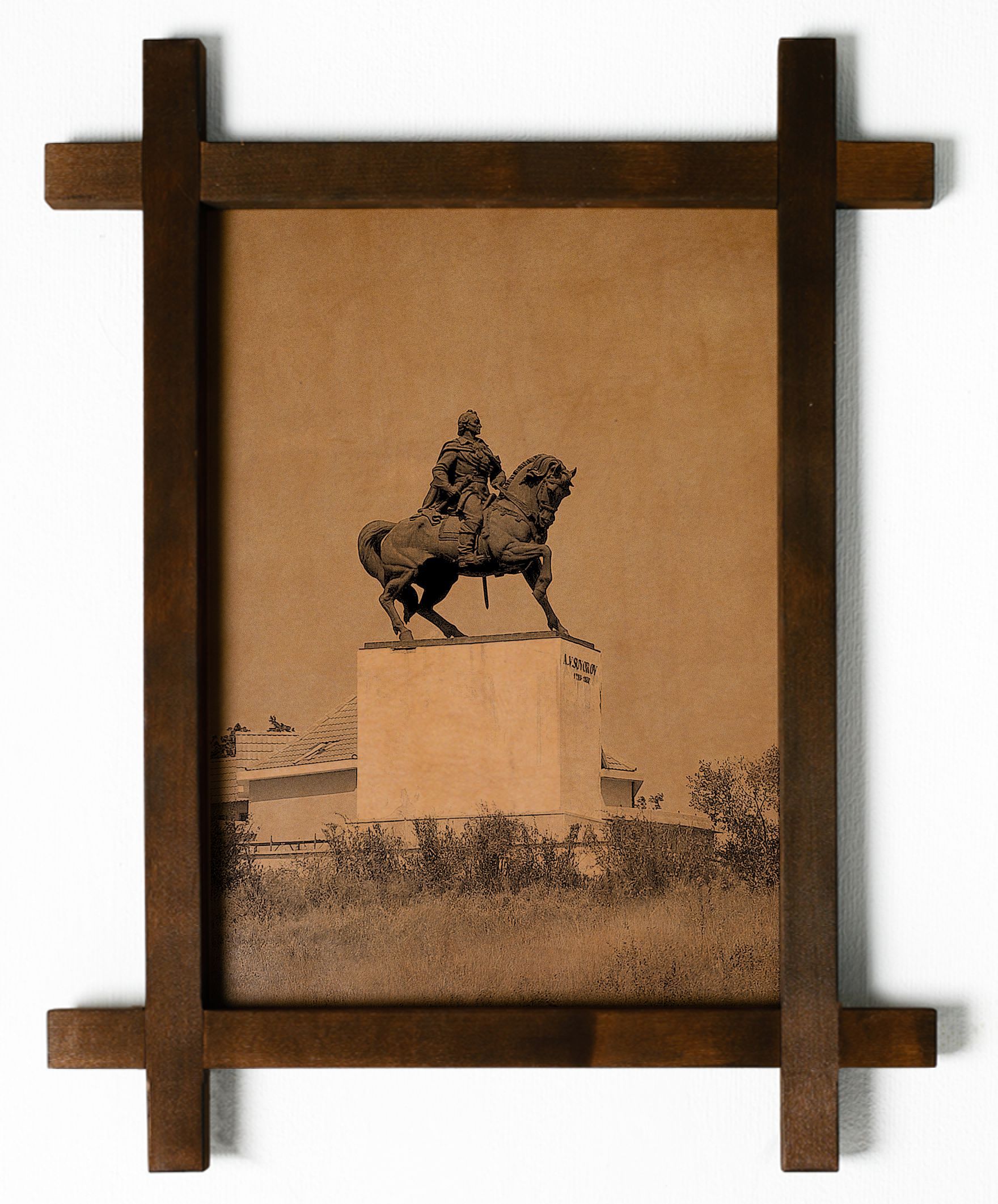 

Картина BoomGift Памятник Суворову, Румыния, гравировка на натуральной коже, 1195