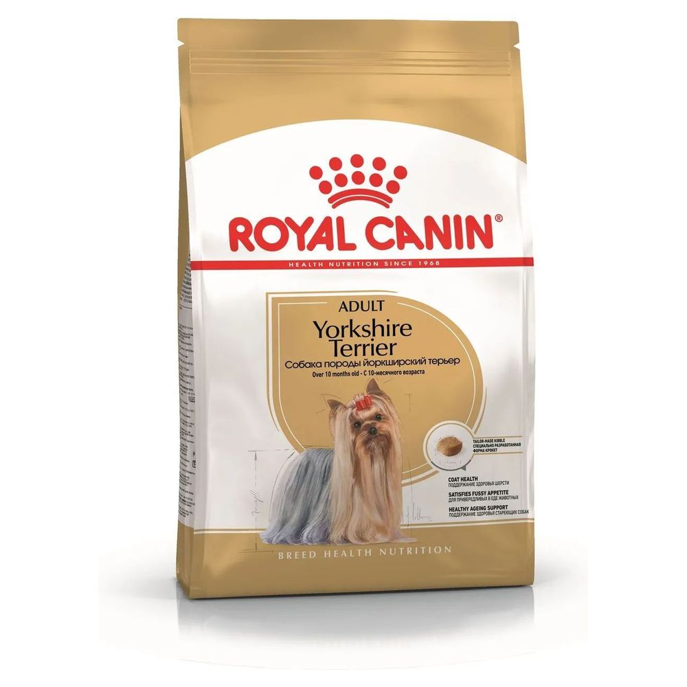 фото Сухой корм для собак royal canin, для породы йоркширский терьер 3 кг