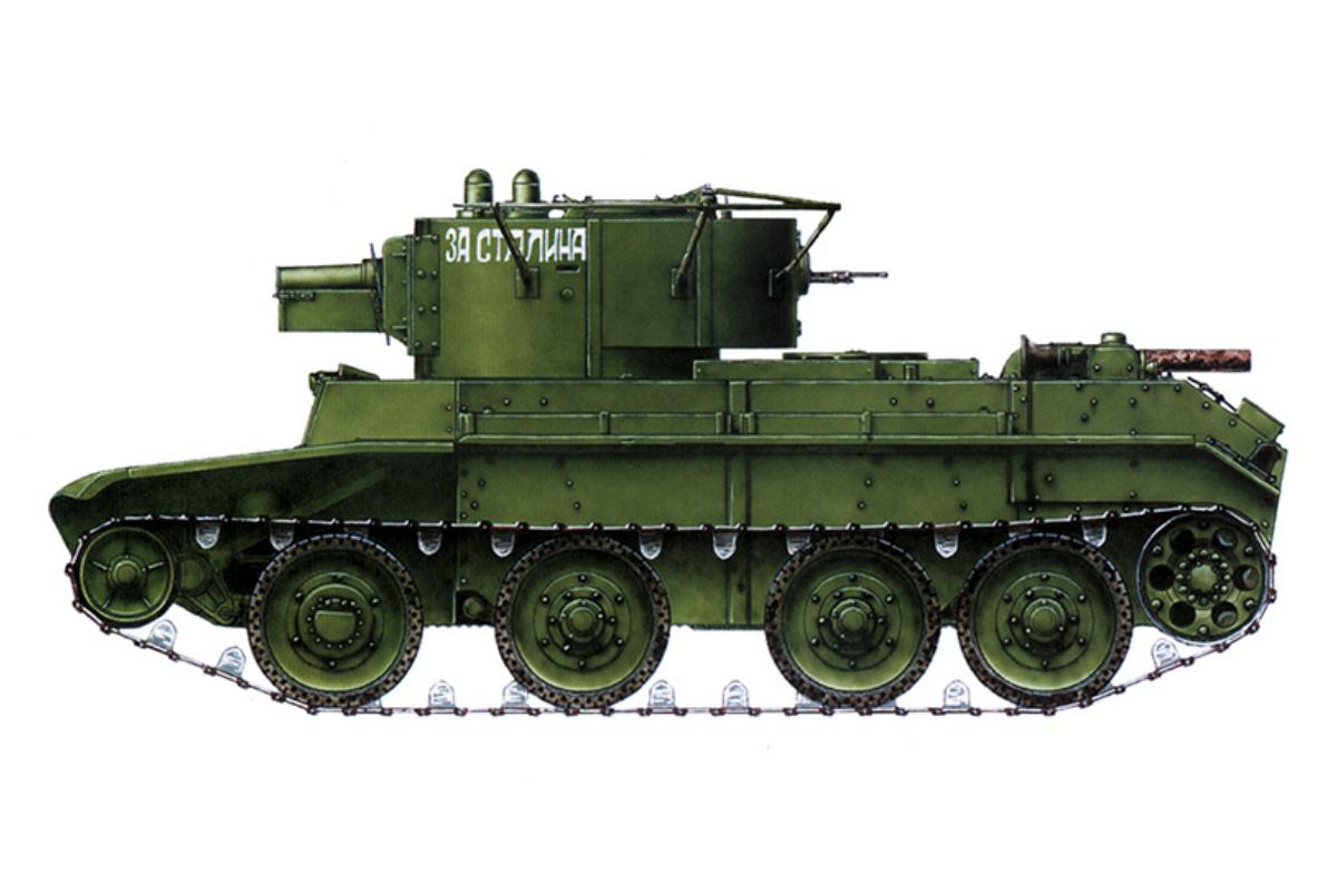 

Советский артиллерийский танк БТ-7А 35026 ARK-models 1/35