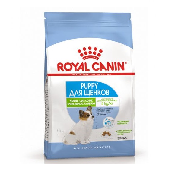 фото Сухой корм для щенков royal canin junior x - small, птица, 3кг