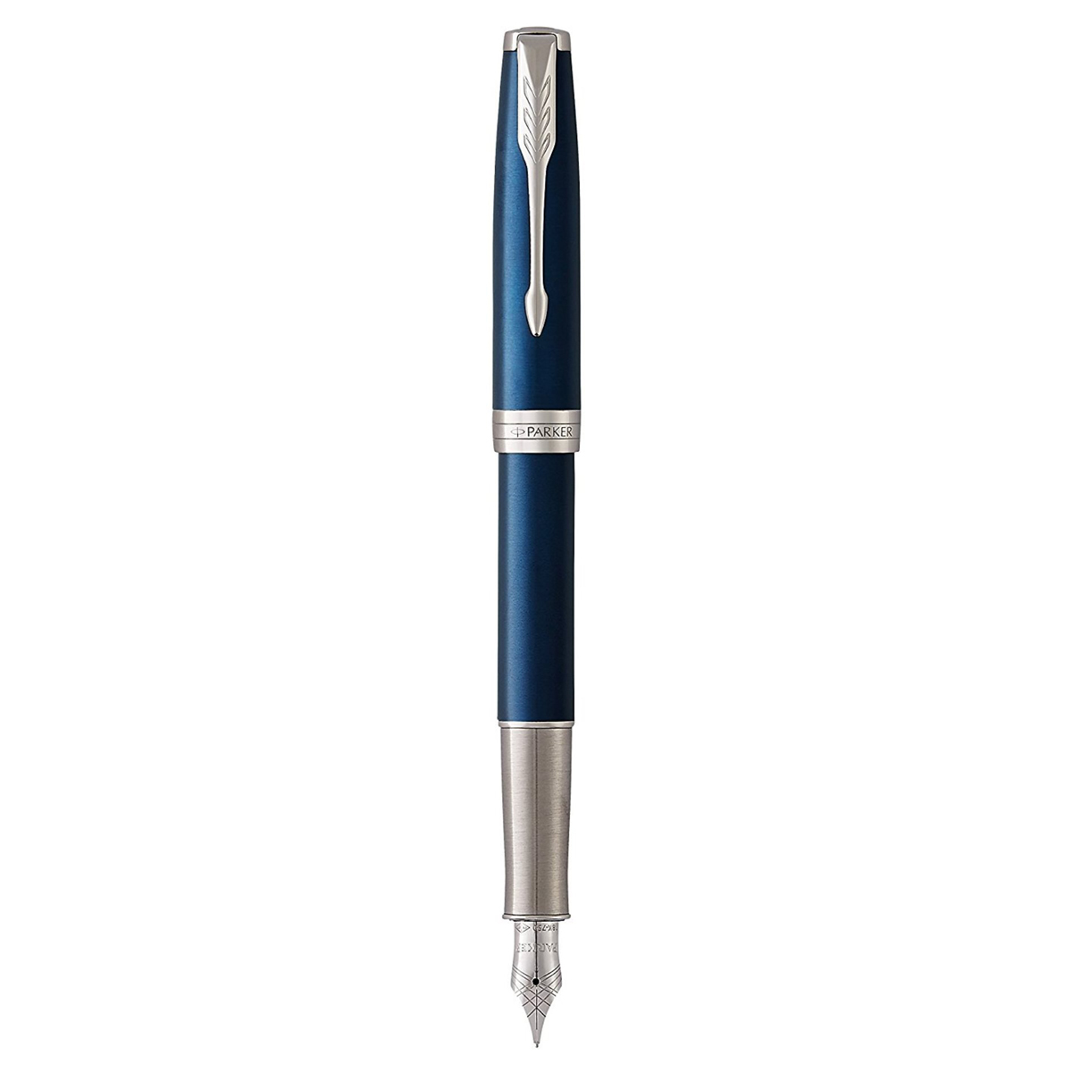 Ручка перьевая Parker "Sonnet Subtle Blue СT" черная, 0,8мм, подарочная упаковка 100058549398