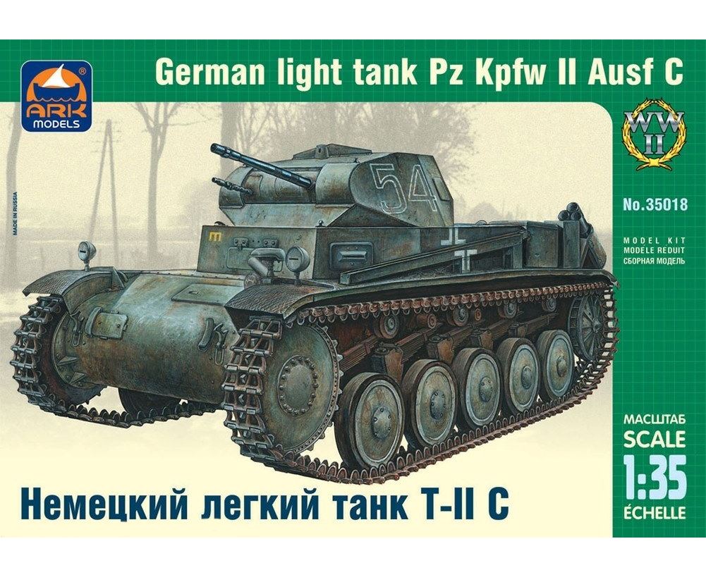 

Немецкий легкий танк Т-II C 35018 ARK-models 1/35