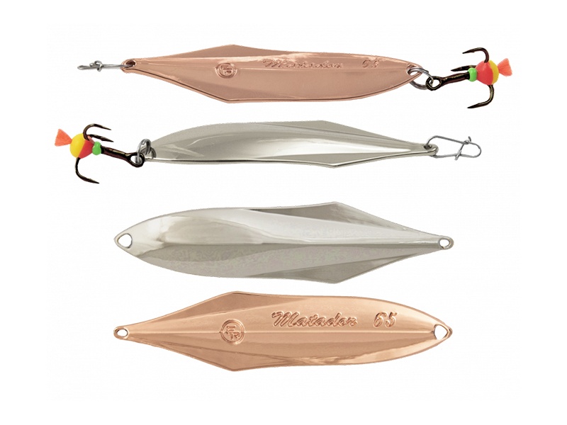 

Блесна вертикальная Ecopro Matador 65мм 9грS/C, Розовый;серебристый