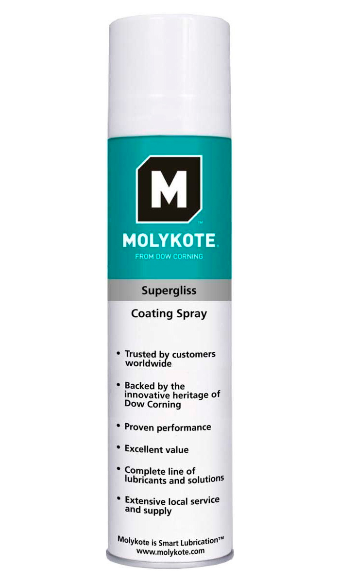

Смазочный материал Molykote 4045679 Supergliss Spray 400 мл