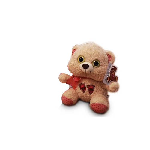 Mягкая игрушка OkToys Зоопарк Медвежонок 20 см