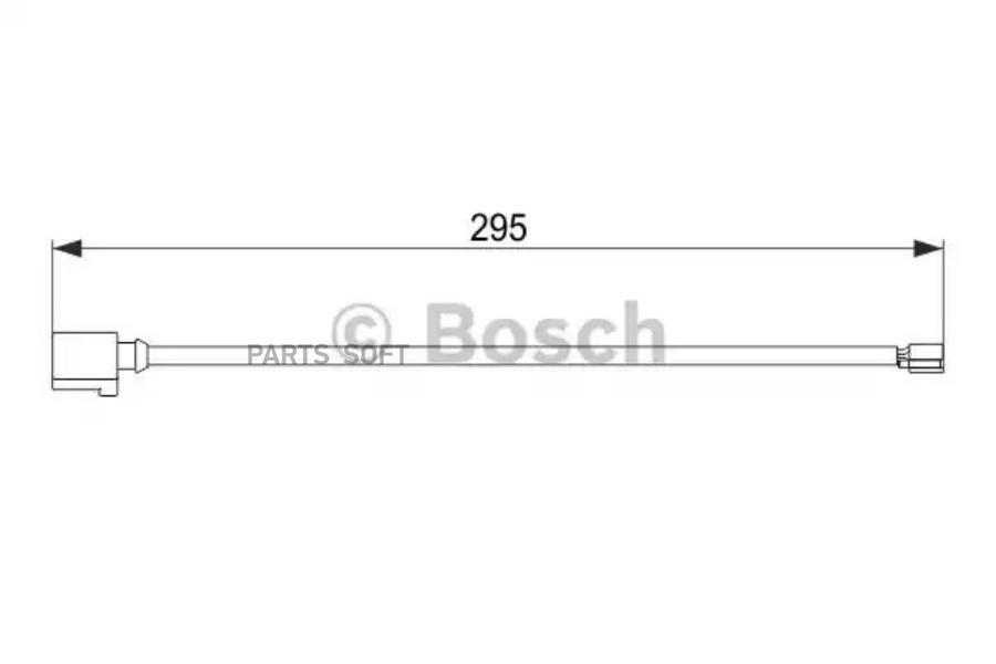 BOSCH Датчик износа колодок  BOSCH 1987474565