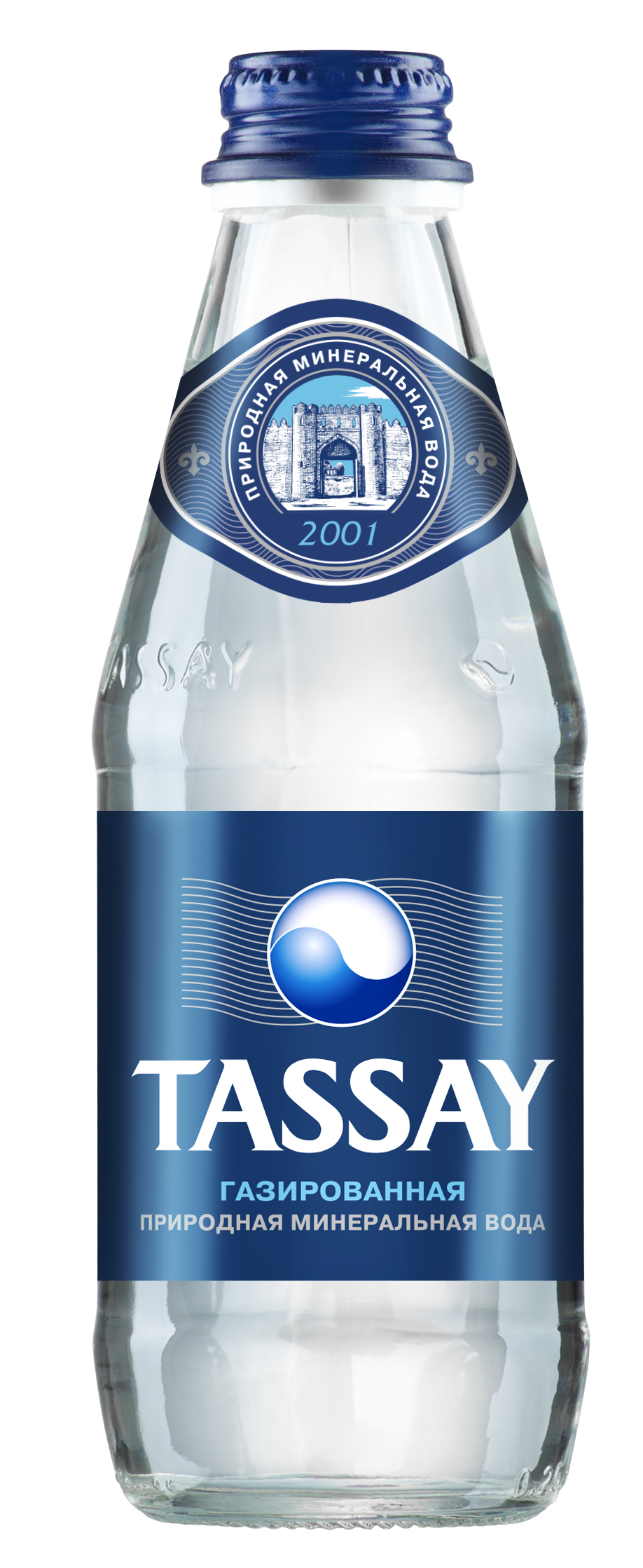 Вода питьевая Tassay природная газированная 0,25 л