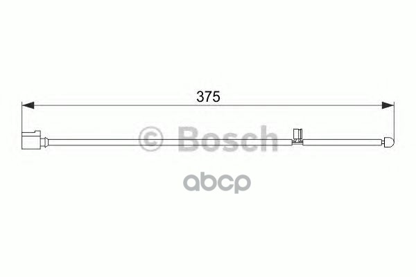 

BOSCH Датчик износа колодок BOSCH 1987474562