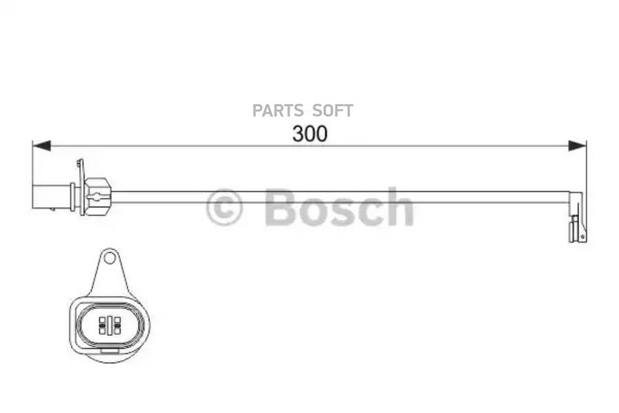 BOSCH Датчик износа колодок  BOSCH 1987474505