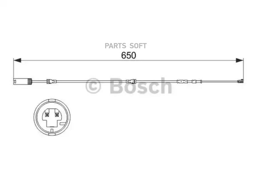 BOSCH Датчик износа колодок  BOSCH 1987473513