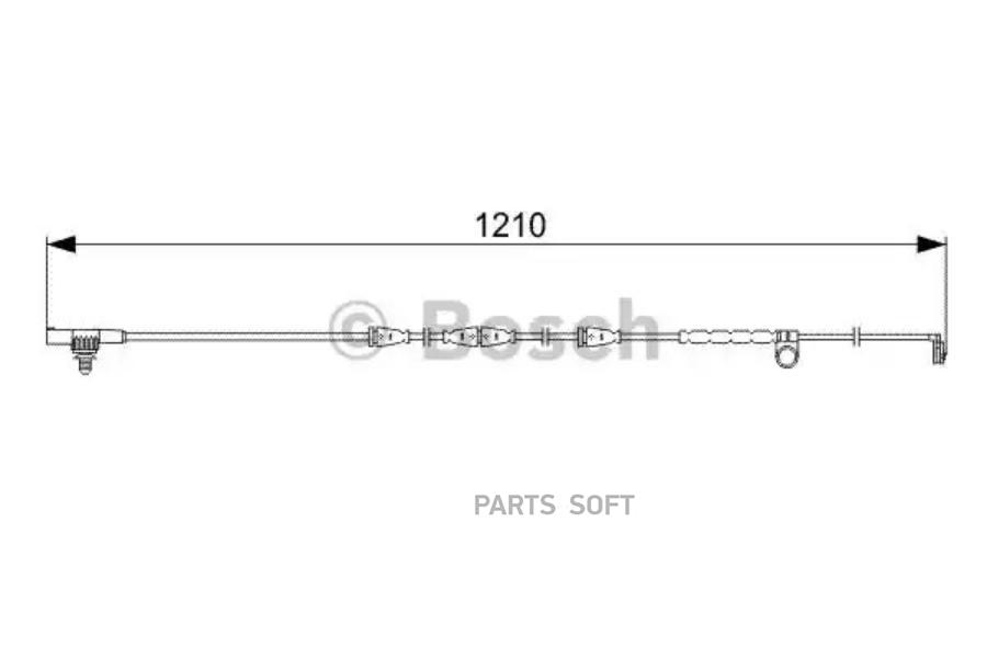 BOSCH Датчик износа колодок  BOSCH 1987473054