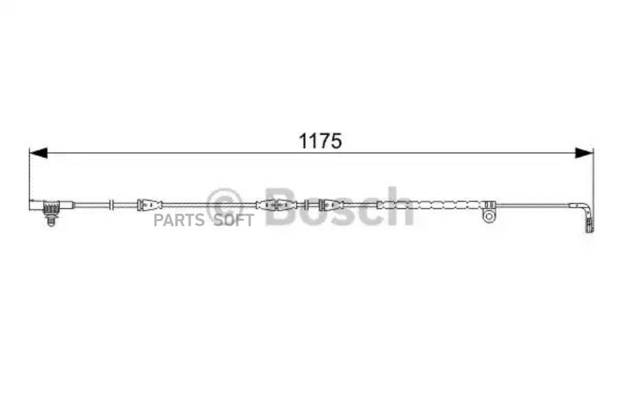 

BOSCH Датчик износа колодок BOSCH 1987473032