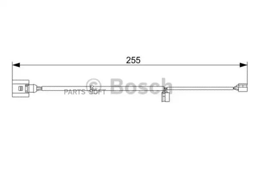 

BOSCH Датчик износа колодок BOSCH 1987473013