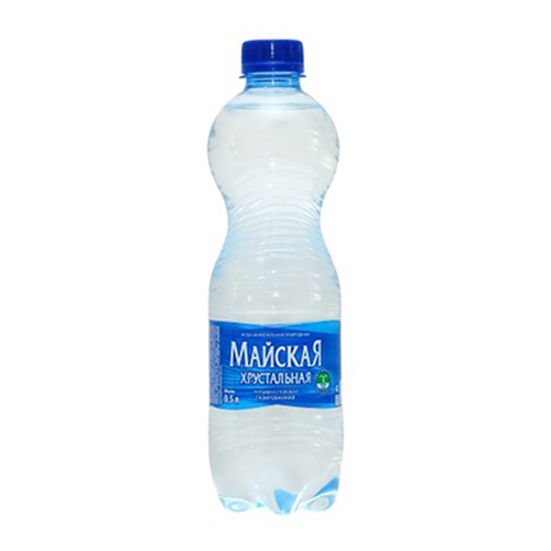 

Вода минеральная Майская Хрустальная газированная 0,5 л