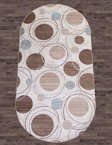

Ковер VALENCIA DELUXE d301 CREAM-BROWN Овал
