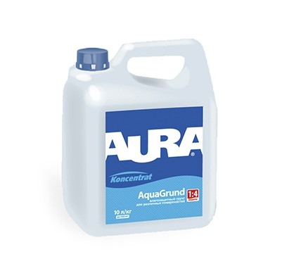 

Грунт концентрат 1:5 универсальный акриловый AURA Аквагрунт влагоизолирующий (1 л) /480(12