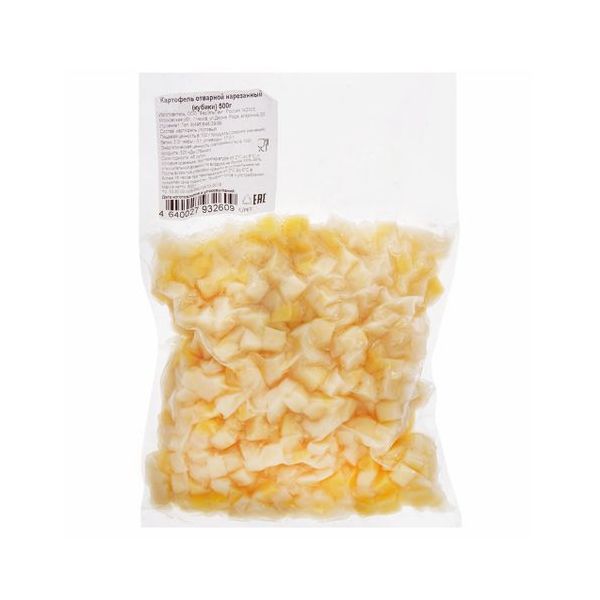 

Картофель отварной кубики +-200 г