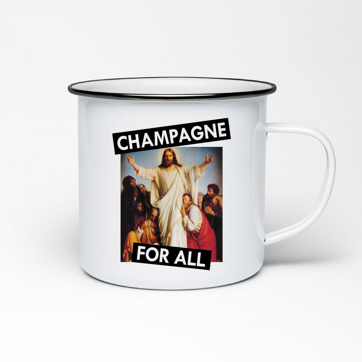 

Кружка металлическая CoolPodarok Champagne for all