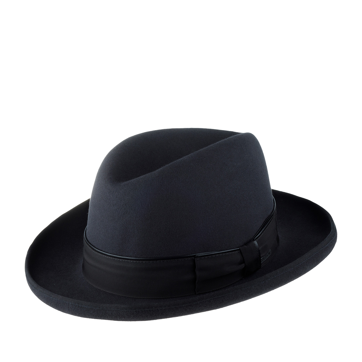 Шляпа унисекс Stetson 2998216 HOMBURG FURFELT темно-серая, р.59