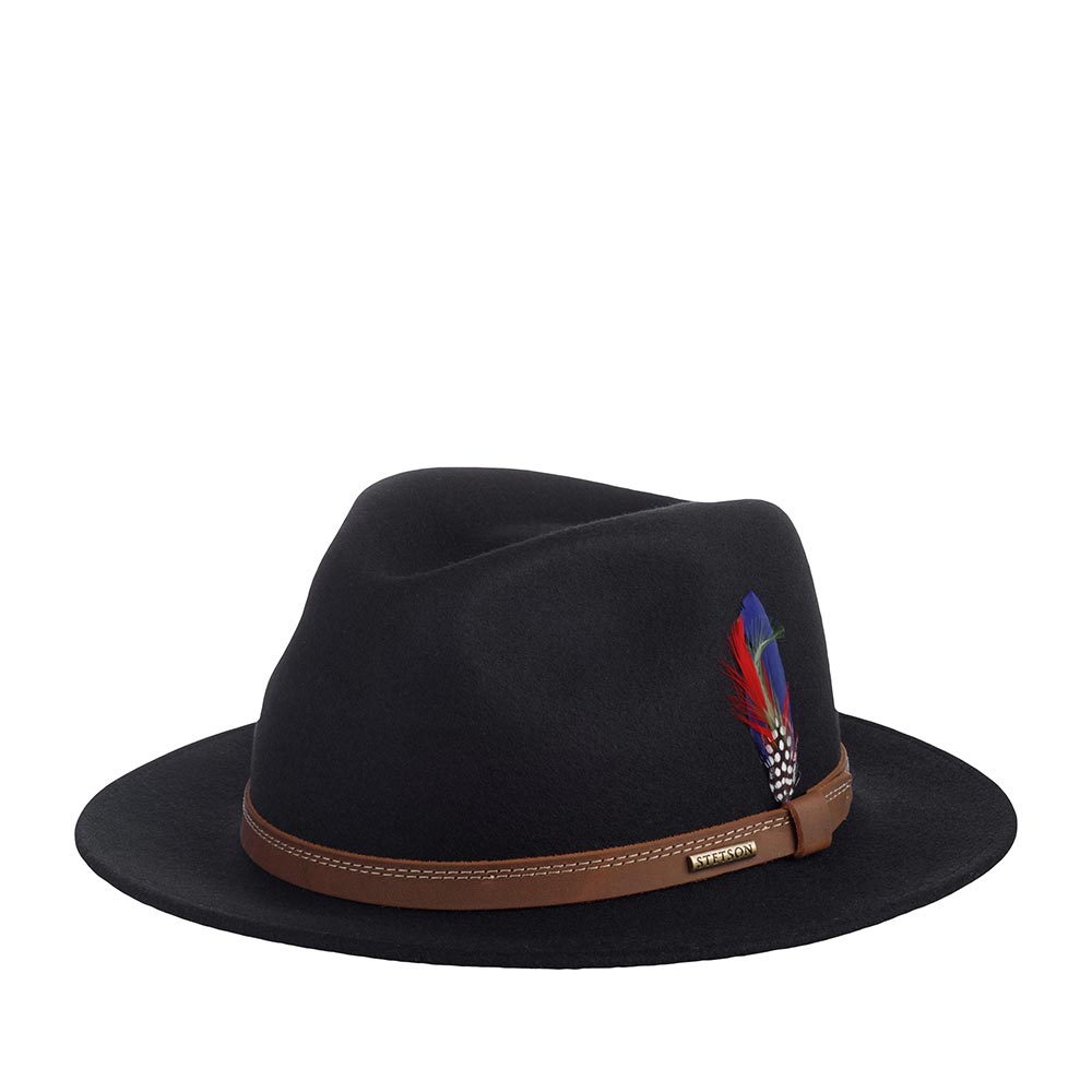 

Шляпа унисекс Stetson 2628101 TRAVELLER WOOLFELT черная, р.57, Черный, 2628101 TRAVELLER WOOLFELT