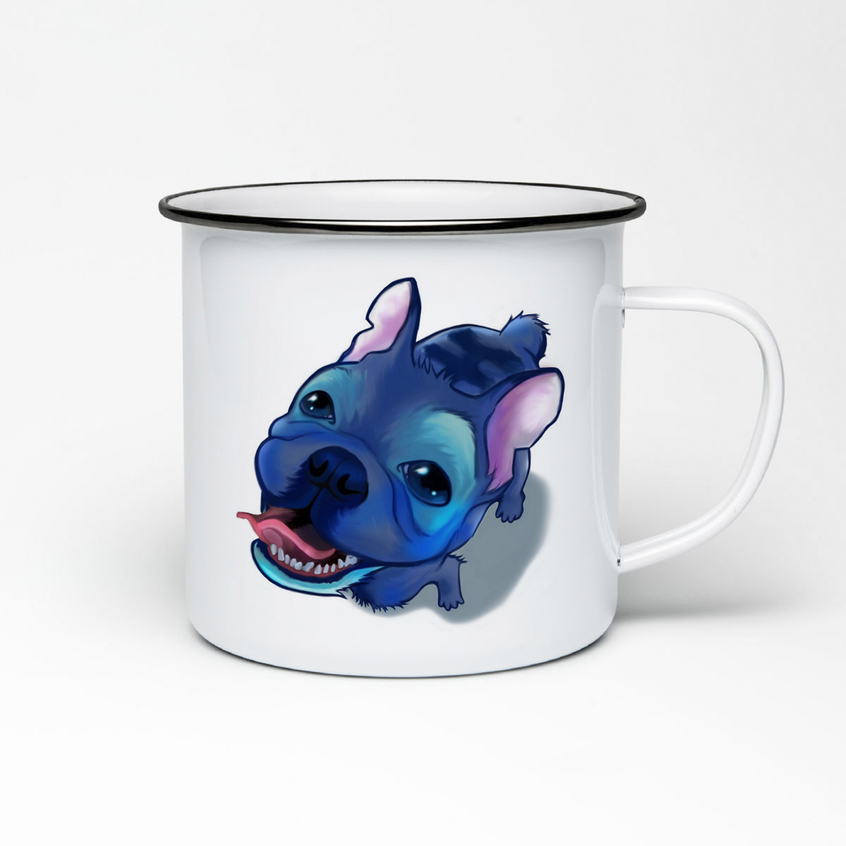 

Кружка металлическая CoolPodarok Синий пёс
