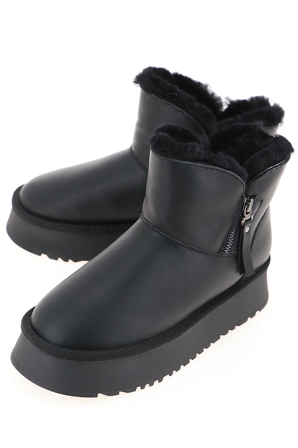 

Угги женские KRONSTEP JN125-021 черные 40 RU, Черный, JN125-021