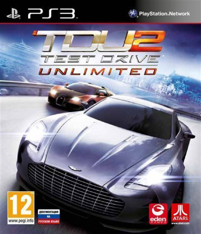 Игра Test Drive Unlimited 2 (PlayStation 3, полностью на иностранном языке)