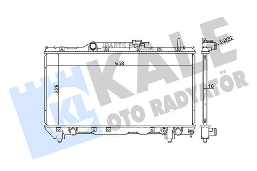 

KALE Радиатор двигателя TOYOTA CARINA E