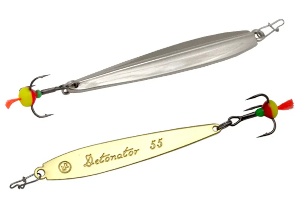 

Блесна вертикальная ECOPRO Detonator, 75мм, 9гр,S/G, Золотистый;серебристый