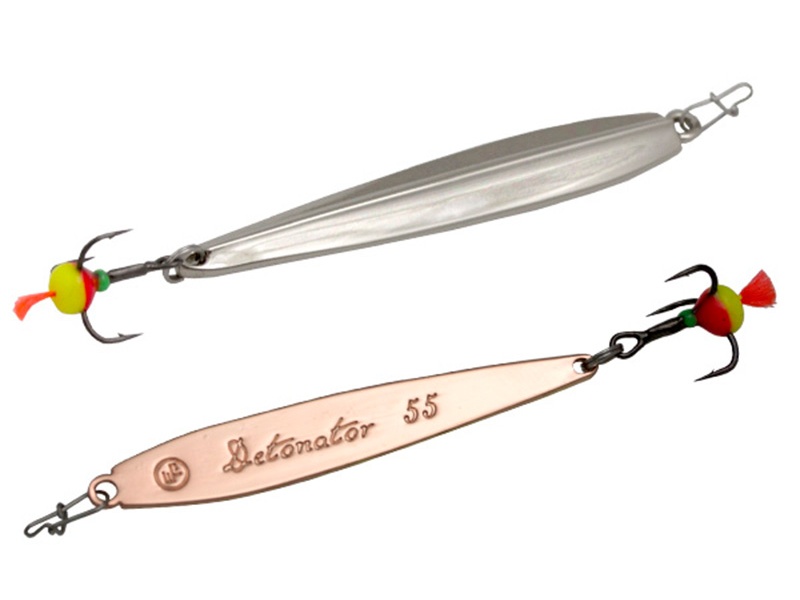 

Блесна вертикальная ECOPRO Detonator, 75мм, 9гр,S/C, Розовый;серебристый