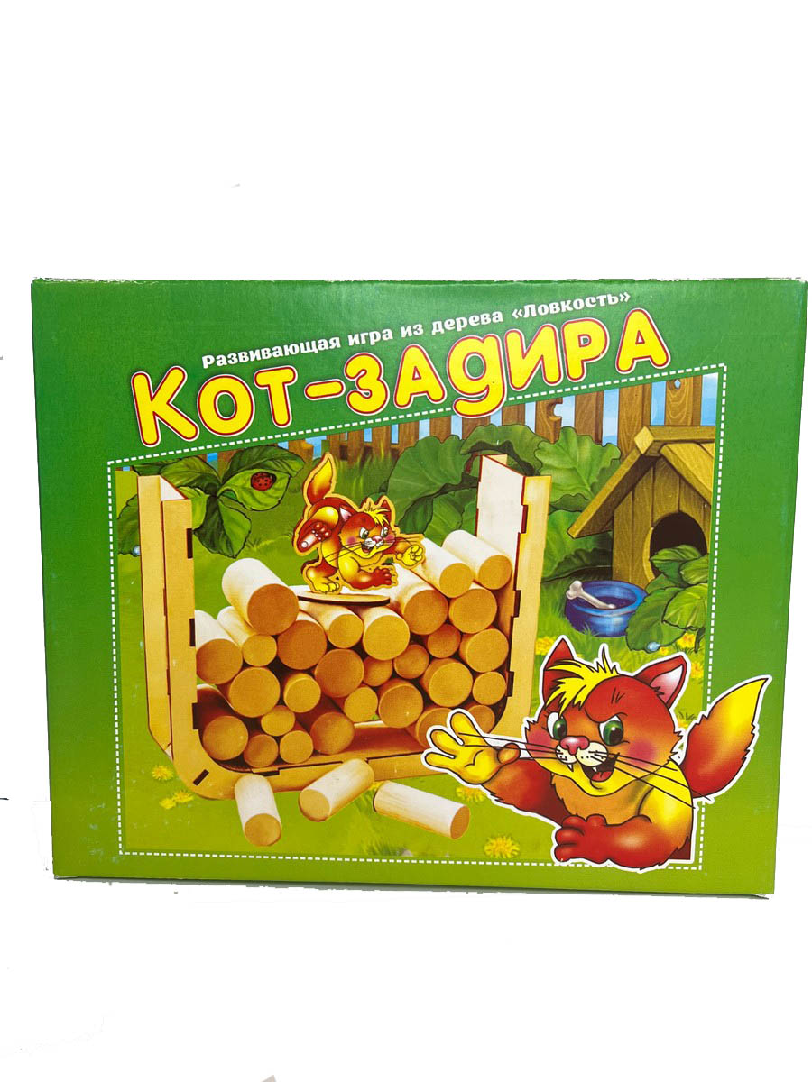 Настольная игра Задира плюс Кот-Задира 30 брусочков 000001684