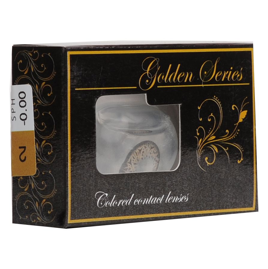 фото Цветные контактные линзы офтальмикс butterfly gold 2 pack pwr -6,00, r 8.6, jeweiry