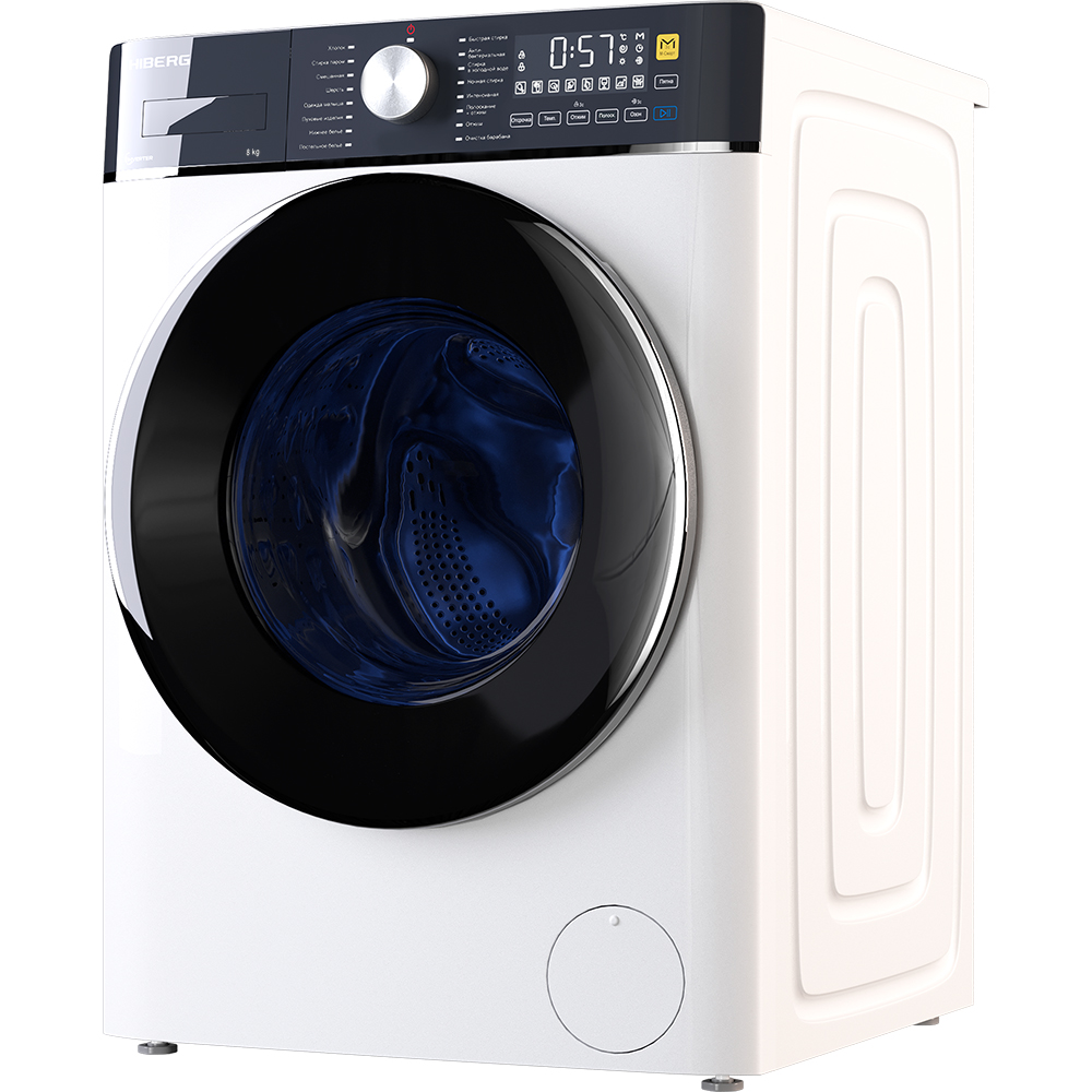 Стиральная машина Hiberg i-WMQ8 - 814 W белый