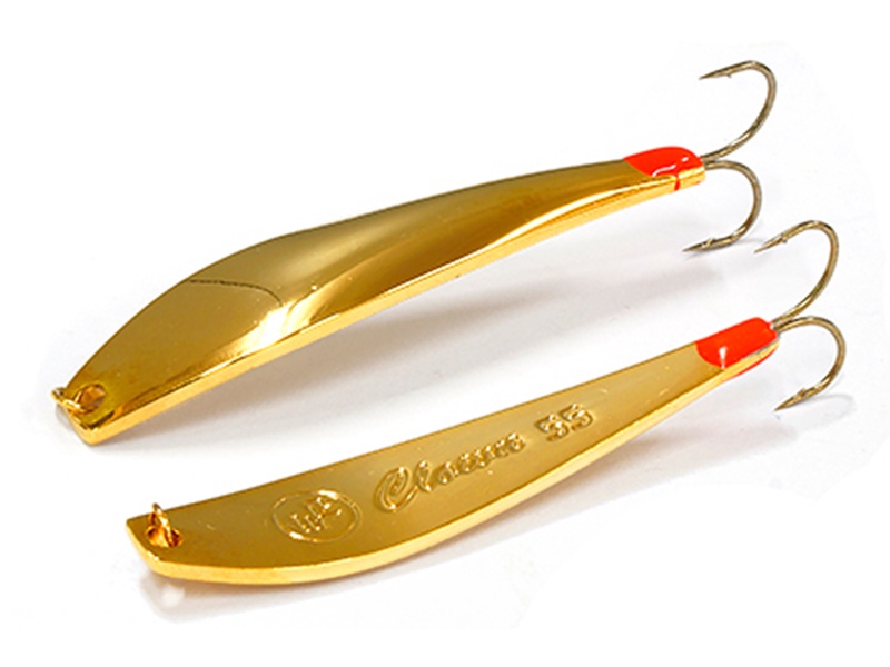 

Блесна вертикальная ECOPRO Clown, 65мм, 13гр, G, Двойник