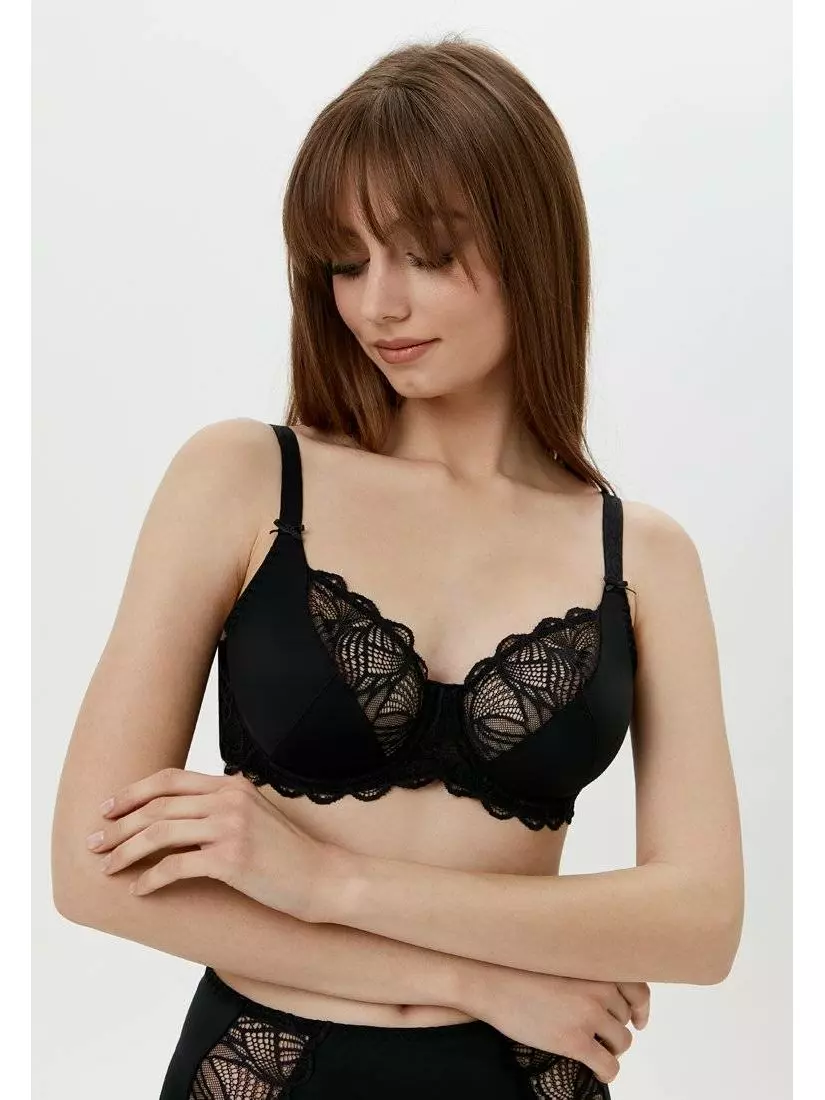 

Бюстгальтер Conte Lingerie AURA RB6099, р.75D, черный, AURA RB6099