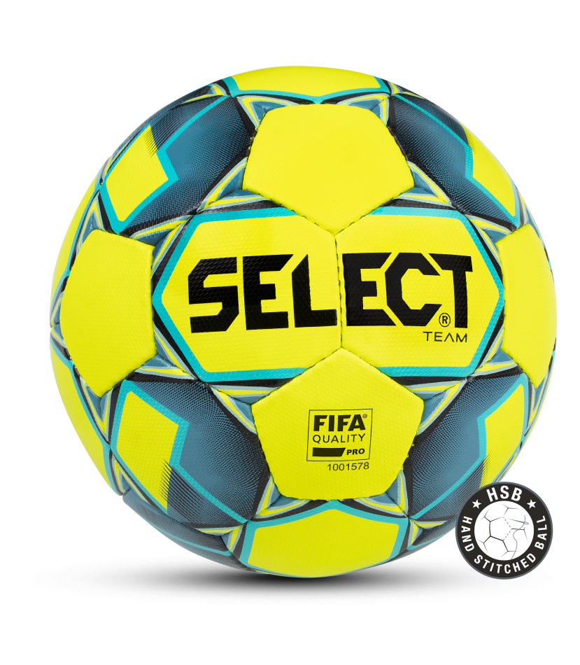 фото Футбольный мяч select team fifa жел/син/гол/чер, 5