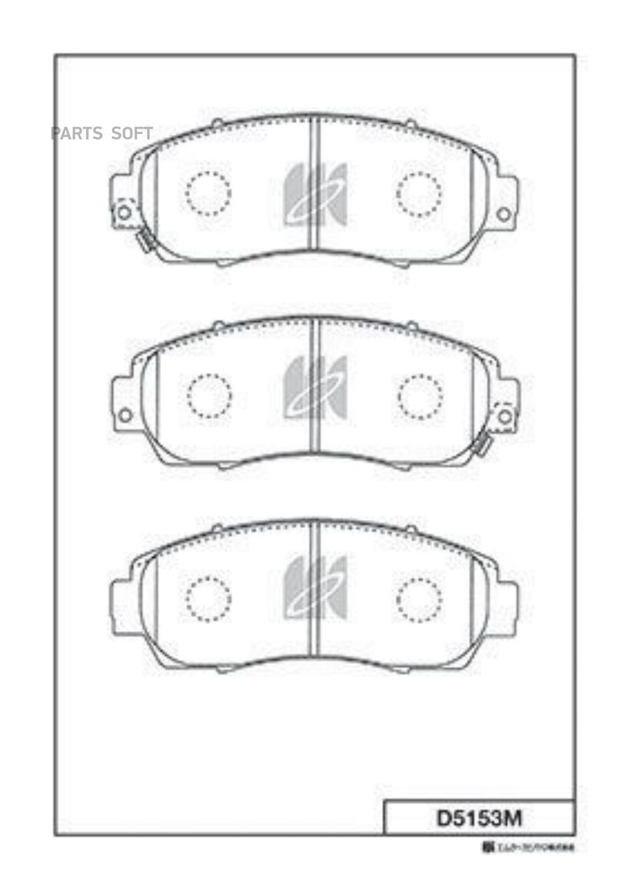 

Колодки Дисковые П.\ Honda Cr-V Iii 2.0I-Vtec/2.2I-Ctdi 07 1Шт