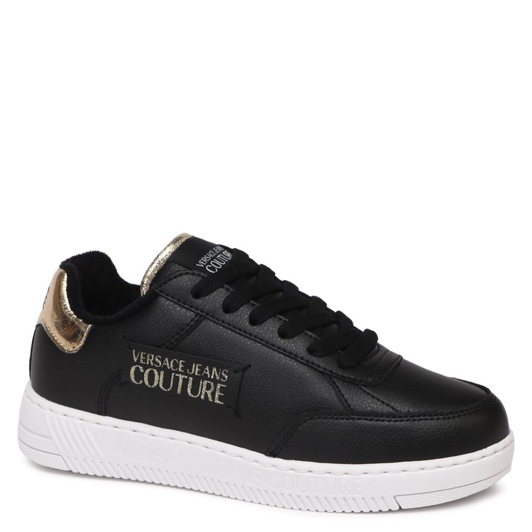 

Кеды женские Versace Jeans Couture 76VA3SJ5 черные 41 EU, Черный, 76VA3SJ5