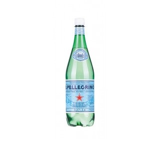 Вода минеральная Sanpellegrino газированная 1 л