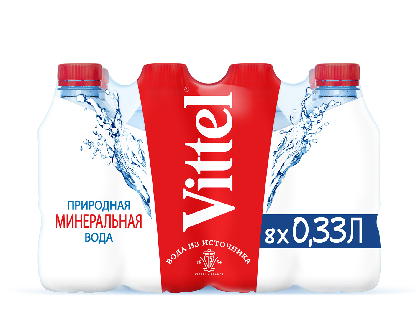 фото Вода минеральная vittel негазированная 0,33 л