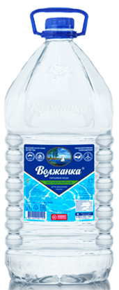 Вода минеральная питьевая Волжанка негазированная 5 л 112₽