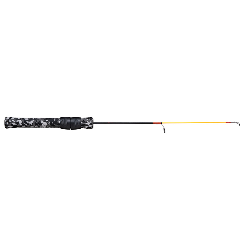 Зимняя удочка Rapala CamoTeleStick Ice MH, 51 см, серый/желтый