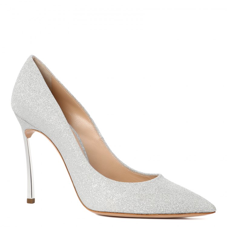 

Туфли женские Casadei 1F161D100M_1988196 серебристые 37 EU, 1F161D100M_1988196