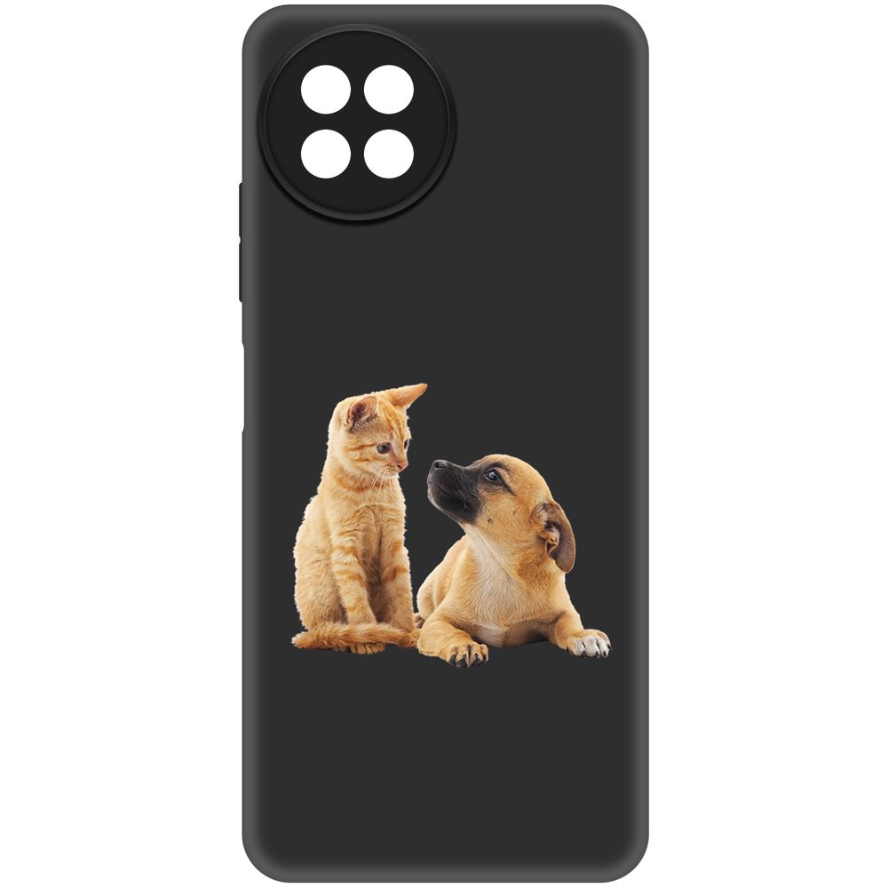 

Чехол-накладка Krutoff Soft Case Лучшие друзья для Itel S23 черный