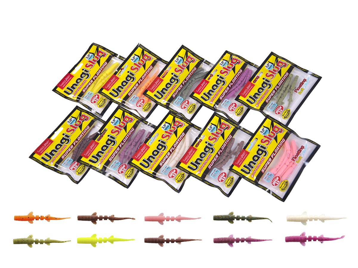 

Силиконовая приманка Lucky John Pro Series Unagu Slug 3.5in 88,9 мм, 01SET, 5 шт., Разноцветный, Pro Series Unagu Slug 3.5in