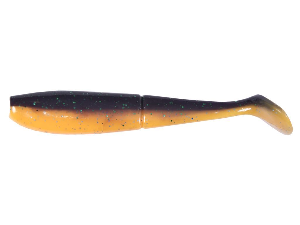 

Силиконовая приманка Lucky John 3D Series Zander Paddle Tail 4.0in 100 мм, Z07, 5 шт., Зеленый;красный, 3D Series Zander Paddle Tail 4.0in