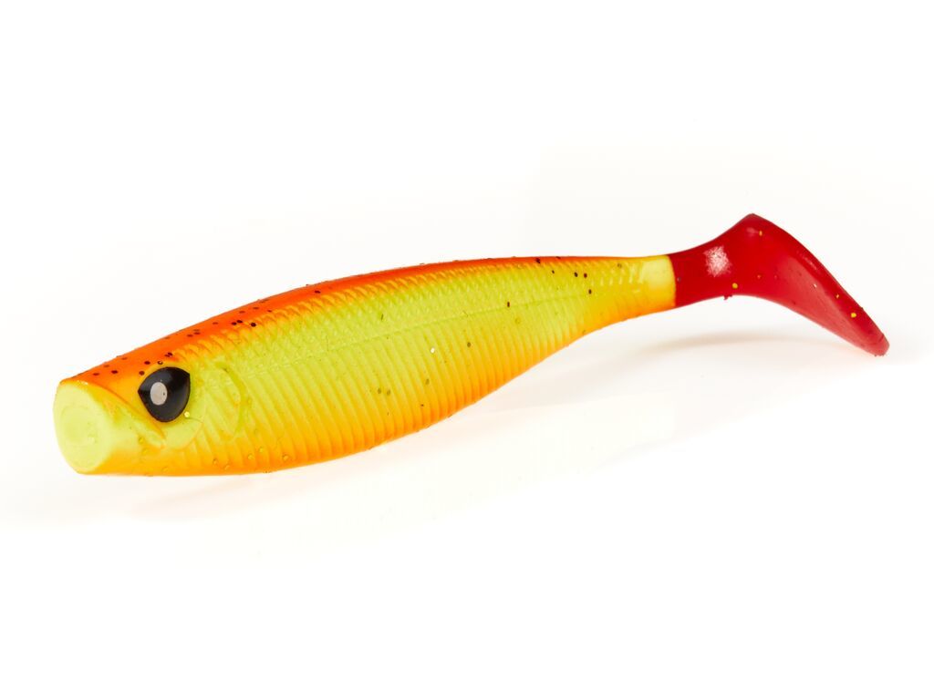 

Силиконовая приманка Lucky John 3D Series Red Tail Shad 3.5in 89 мм, PG03, 5 шт., Желтый;оранжевый, 3D Series Red Tail Shad 3.5in