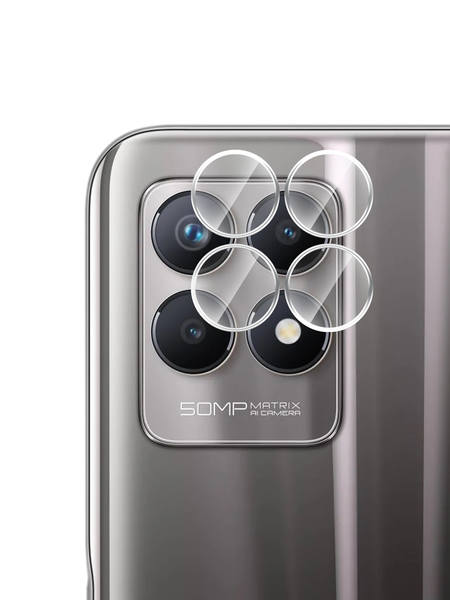 

Гибридное защитное стекло Brozo на камеру Realme 8i, Realme 8i
