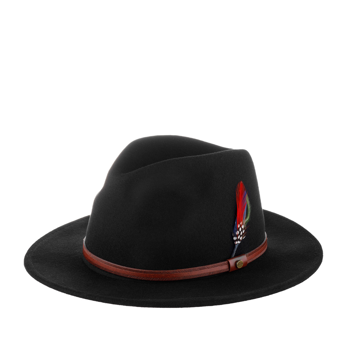 Шляпа унисекс Stetson 2598102 TRAVELLER черная, р.63