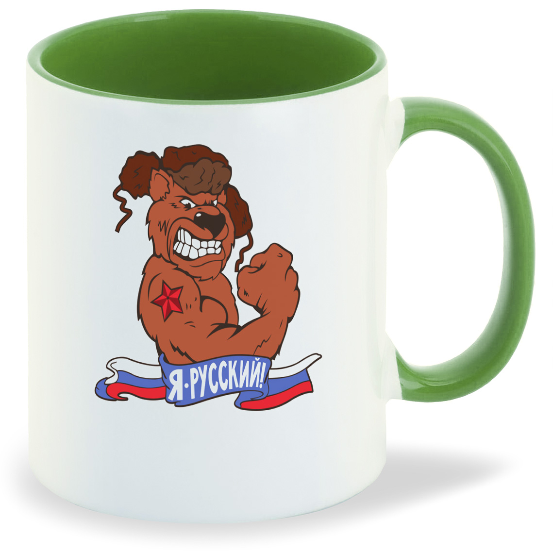 

Кружка CoolPodarok Я русский (Медведь), Я русский (Медведь)